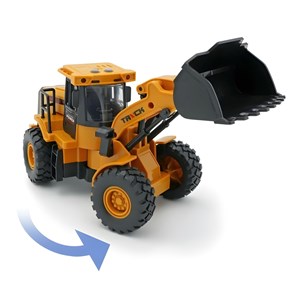 ماشین اسباب بازی تراکتور با بیل و تریلر باری