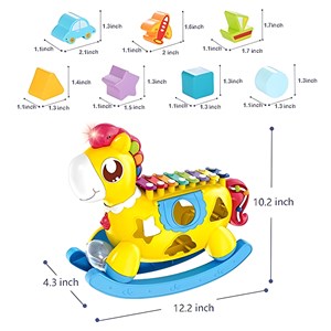 بلز هانگر طرح اسب پونی زرد مدل 8038