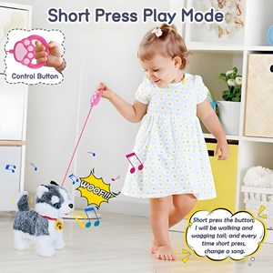 عروسک سگ رباتیک با دسته کنترلی مدل 555