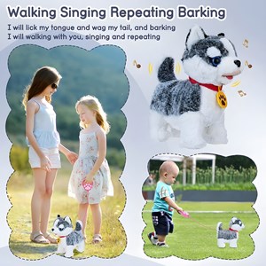 عروسک سگ رباتیک با دسته کنترلی مدل 555