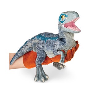 عروسک رباتیک دایناسور 30 سانتی Jurassic World مدل Wow! Stuff - Jurassic World - Real FX Baby Blue - Animatronic Dinosaur_ربات اسباب بازی