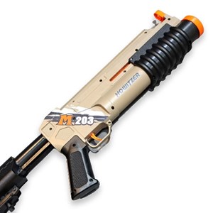 تفنگ اسباب بازی پوکه پران بزرگ مدل M203_تفنگ اسباب بازی