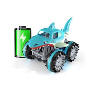 ماشین کنترلی کوسه هیولای آب و خاک مدل 313-989 Amphibious Remote Control Car_ماشین کنترلی