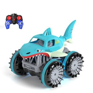 ماشین کنترلی کوسه هیولای آب و خاک مدل 313-989 Amphibious Remote Control Car_ماشین کنترلی
