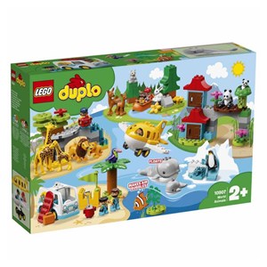 لگو دوپلو دنیای حیوانات 121 قطعه مدل Lego_ Duplo _World Animals _10907 Building Kit_لگو