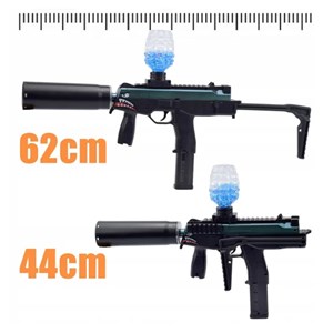 تفنگ اسباب بازی شارژی تیر ژله ای لیزردار مدل MP9_ تفنگ اسباب بازی