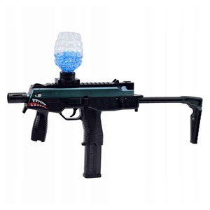 تفنگ اسباب بازی شارژی تیر ژله ای لیزردار مدل MP9_ تفنگ اسباب بازی