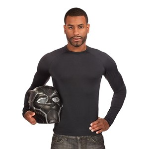 ماسک ویژه پلنگ سیاه سری Legends مدل Marvel Legends Series Black Panther Electronic Role Play Helmet _اکسسوری