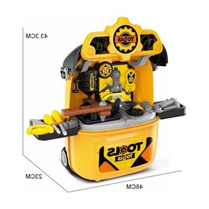 ست اسباب بازی میز ابزار 2 در 1 چمدانی کودک Tools Set Kit Toys_اسباب بازی مشاغل