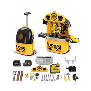 ست اسباب بازی میز ابزار 2 در 1 چمدانی کودک Tools Set Kit Toys_اسباب بازی مشاغل