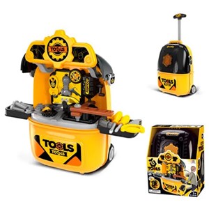 ست اسباب بازی میز ابزار 2 در 1 چمدانی کودک Tools Set Kit Toys_اسباب بازی مشاغل
