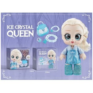 عروسک چشم درشت فروزن السا همراه با کیف و اکسسوری _عروسک