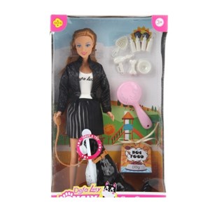 عروسک باربی دفا لوسی همراه با سگ دوست داشتنی مدل 8428 Barbie Defa Lucy_عروسک