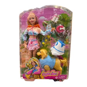 عروسک باربی دفا لوسی همراه با سگ و وسایل مدل 8485 Barbie Defa Lucy_عروسک