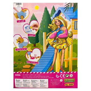 عروسک باربی دفا لوسی همراه با سگ و وسایل مدل 8485 Barbie Defa Lucy_عروسک