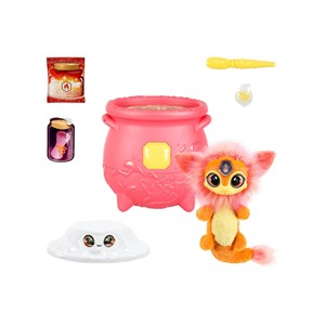 مجیک میکسیز دیگ جادویی با عروسک پولیشی سورپرایزی با جادوی آتش _اسباب بازی ربات