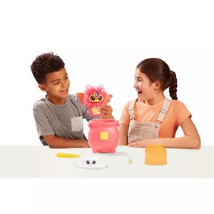 مجیک میکسیز دیگ جادویی با عروسک پولیشی سورپرایزی با جادوی آتش _اسباب بازی ربات