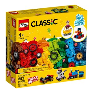 لگو کلاسیک چرخ های مختلف 653 قطعه مدل Lego Classic_Bricks and Wheels_11014 Building Kit_لگو