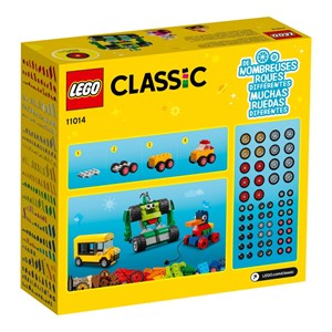 لگو کلاسیک چرخ های مختلف 653 قطعه مدل Lego Classic_Bricks and Wheels_11014 Building Kit_لگو