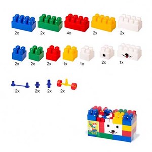 لگو کلاسیک آجره 31 قطعه با فرزندان_لگو