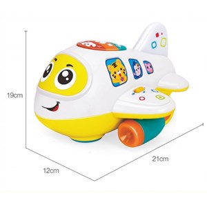 هواپیمای موزیکال هولی تویز مدل 6103 Hola Toys My First Airplane_اسباب بازی نوزادی