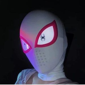 ماسک صورت گوئن عنکبوتی با چشمان چراغ دار Spider Gwen Light-Up Mask_اکسسوری