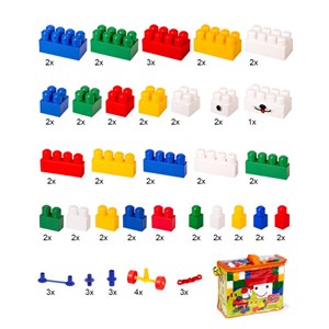 لگو کلاسیک آجره 70 قطعه کیفی با فرزندان_لگو