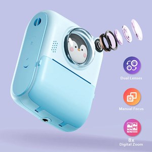 دوربین عکاسی و فیلمبرداری دیجیتال کودک با چاپ فوری حرارتی مدل PRINT CAMERA_دیجیتال و هوشمند