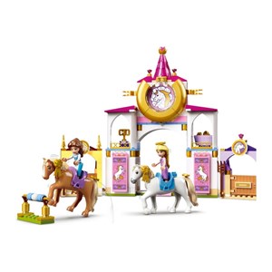 لگو دیزنی اسطبل سلطنتی پرنسس بل و پرنسس راپونزل 239 قطعه مدل Lego Disney_Belle and Rapunzel's Royal Stables_43195 Building Kit_لگو