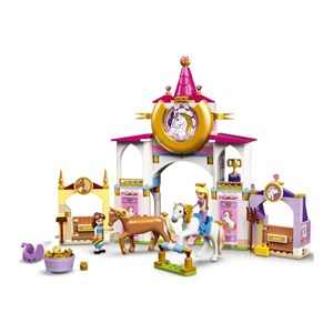 لگو دیزنی اسطبل سلطنتی پرنسس بل و پرنسس راپونزل 239 قطعه مدل Lego Disney_Belle and Rapunzel's Royal Stables_43195 Building Kit_لگو