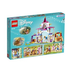 لگو دیزنی اسطبل سلطنتی پرنسس بل و پرنسس راپونزل 239 قطعه مدل Lego Disney_Belle and Rapunzel's Royal Stables_43195 Building Kit_لگو