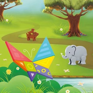 پازل مگنتی حیوانات هولی تویز مدل Hola Toys E7982_لگو