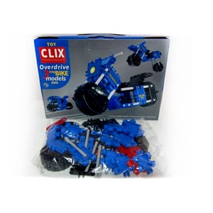 اسباب بازی ساختنی موتور 54 قطعه کلیکس توی CLIX TOY _لگو