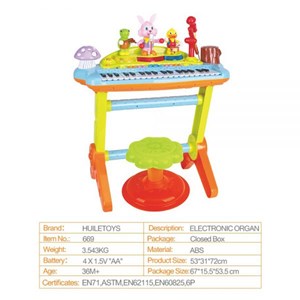 اسباب بازی پیانو آموزشی هولی تویز مدل Hola Toys Electronic piano 669_اسباب بازی موسیقی