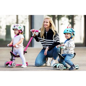 اسکوتر پنج حالته مجیک دلوکس آبی مدل Micro - Mini2Grow - 5 in 1 - Deluxe Magic LED Blue _اسکوتر