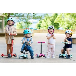 اسکوتر پنج حالته مجیک دلوکس آبی مدل Micro - Mini2Grow - 5 in 1 - Deluxe Magic LED Blue _اسکوتر