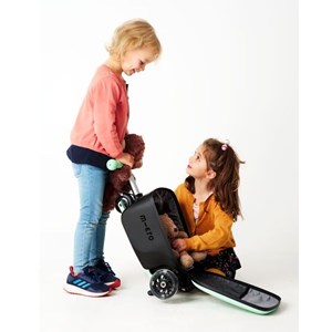 اسکوتر چمدانی جمع شو نعنایی مدل Micro - Luggage - Junior Mint _اسکوتر