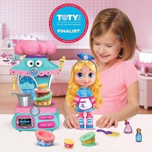 عروسک آلیس در سرزمین عجایب همراه با فر جادویی مدل Disney - Disney Junior - Alice's Wonderland Bakery Alice Doll and Magical Oven Set _عروسک