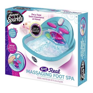 ست پدیکور 6 در 1 مدل Cra Z Art - Shimmer N Sparkle - 6 in 1 Real Massaging Foot Spa _اکسسوری