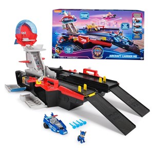ناو هواپیمابر سگ های نگهبان Paw Patrol مدل Spin Master - Paw Patrol - The Mighty Movie, Aircraft Carrier HQ Playset _اکشن فیگور