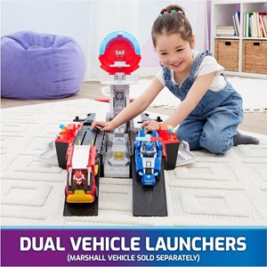 ناو هواپیمابر سگ های نگهبان Paw Patrol مدل Spin Master - Paw Patrol - The Mighty Movie, Aircraft Carrier HQ Playset _اکشن فیگور