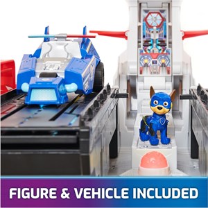 ناو هواپیمابر سگ های نگهبان Paw Patrol مدل Spin Master - Paw Patrol - The Mighty Movie, Aircraft Carrier HQ Playset _اکشن فیگور