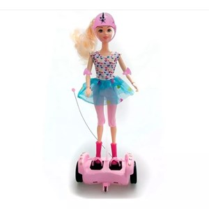 عروسک باربی اسکوتر سوار کنترلی 30 سانتی _عروسک
