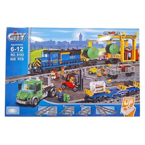 لگو سیتی قطار باری کنترلی 888 قطعه مدل Cityes 6103 _لگو