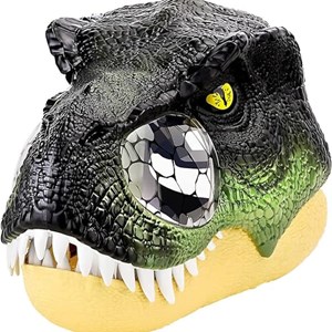 ماسک سر دایناسور بزرگ با فک متحرک Dinosaur head mask _اکسسوری