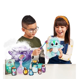 مجیک میکسیز دیگ جادویی با عروسک رباتیک سورپرایزی بنفش مدل Moose - Magic Mixies - Magic Cauldron Purple _عروسک رباتیک