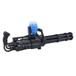 تفنگ اسباب بازی شارژی تیر ژله ای پایه دار مدل Gatling gun with gel balls _تفنگ اسباب بازی