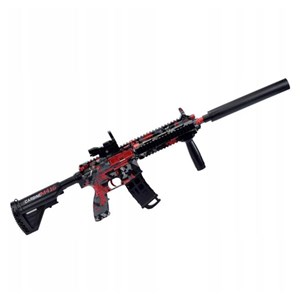 تفنگ اسباب بازی شارژی تیر ژله ای قرمز مدل CARBINE M416_تفنگ اسباب بازی