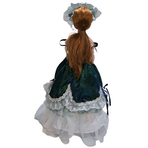 عروسک دخترانه پرنسس تمام مفصلی با لباس آبی _عروسک