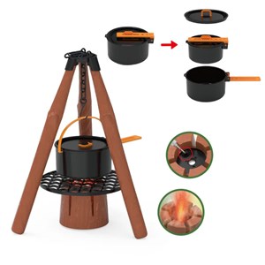 مجموعه اسباب بازی میز کمپینگ Camping Table Playset _اسباب بازی لوازم خانگی